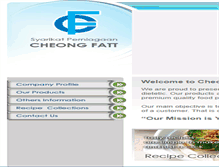 Tablet Screenshot of cheongfatt.com